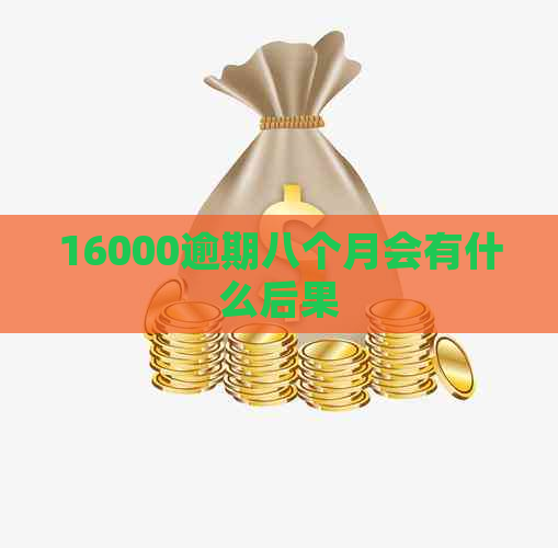 16000逾期八个月会有什么后果