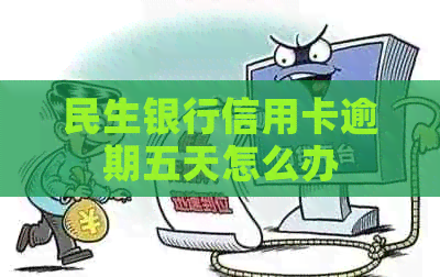 民生银行信用卡逾期五天怎么办