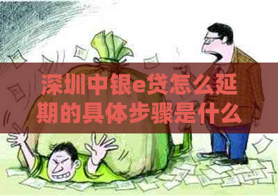 深圳中银e贷怎么延期的具体步骤是什么
