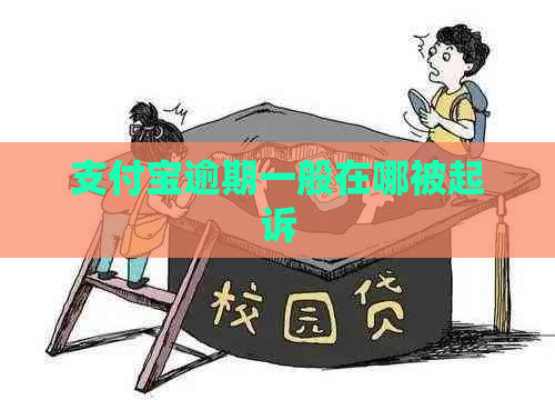 支付宝逾期一般在哪被起诉