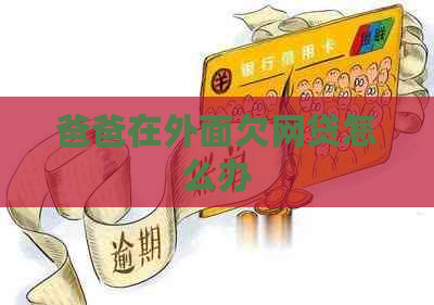 爸爸在外面欠网贷怎么办