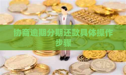 协商逾期分期还款具体操作步骤