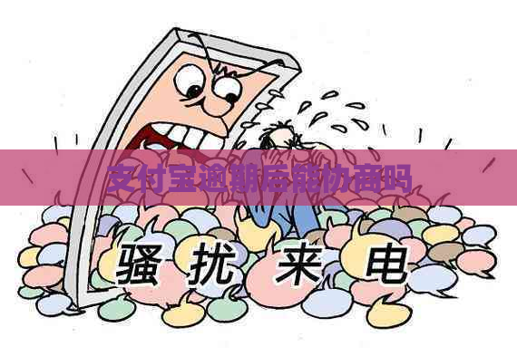支付宝逾期后能协商吗