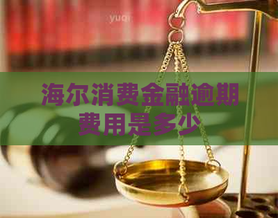 海尔消费金融逾期费用是多少