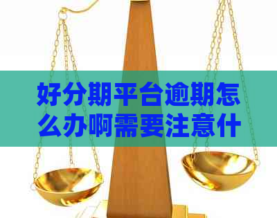 平台逾期怎么办啊需要注意什么