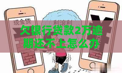欠银行贷款2万逾期还不上怎么办