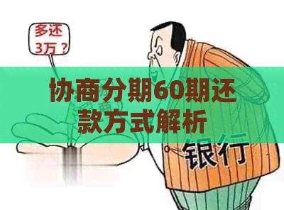 协商分期60期还款方式解析