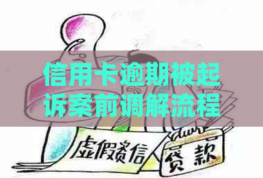 信用卡逾期被起诉案前调解流程及注意事项