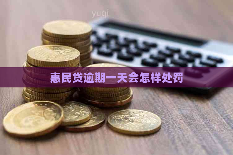 惠民贷逾期一天会怎样处罚
