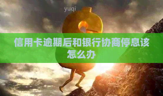 信用卡逾期后和银行协商停息该怎么办