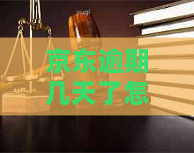 京东逾期几天了怎么办处理方式