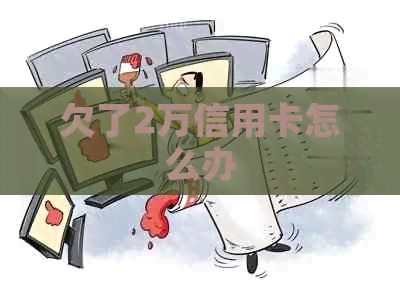 欠了2万信用卡怎么办