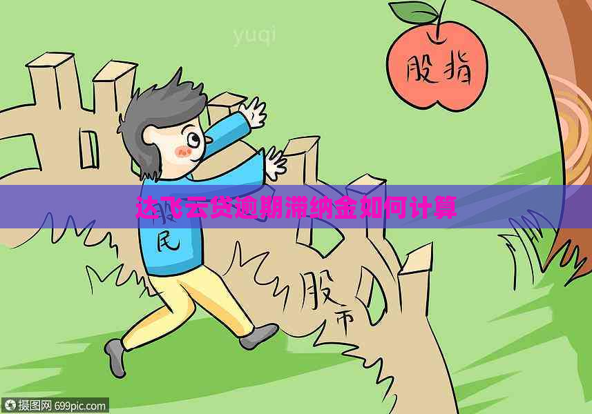 达飞云贷逾期滞纳金如何计算