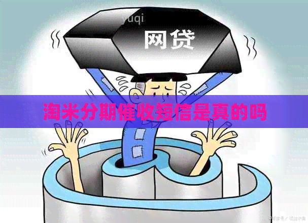 淘米分期短信是真的吗