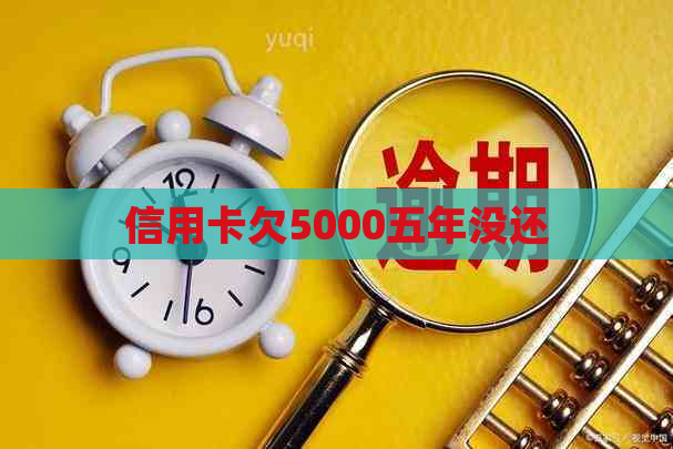信用卡欠5000五年没还