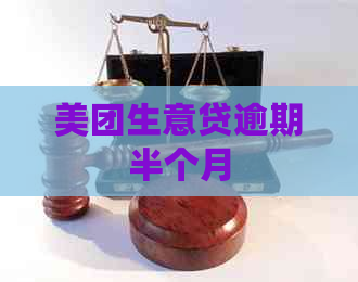美团生意贷逾期半个月