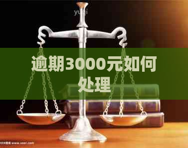 逾期3000元如何处理