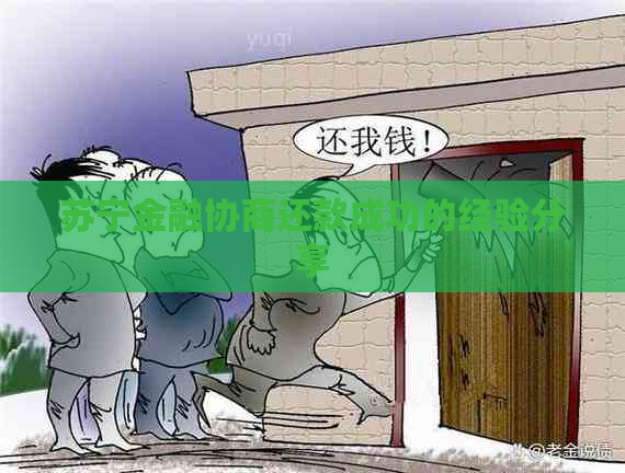 苏宁金融协商还款成功的经验分享