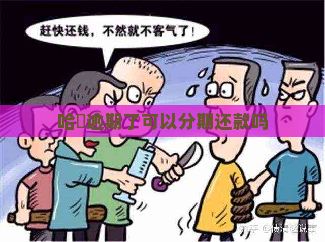 哈啰逾期了可以分期还款吗