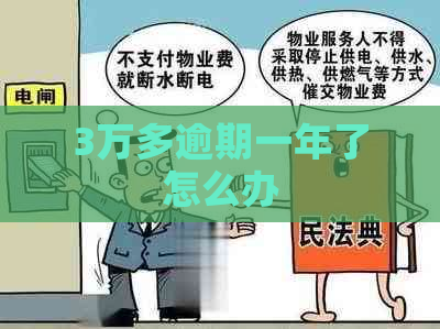 3万多逾期一年了怎么办