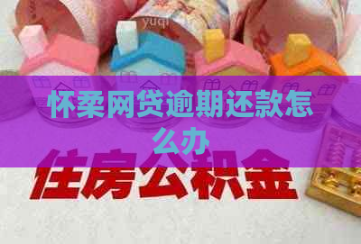 怀柔网贷逾期还款怎么办
