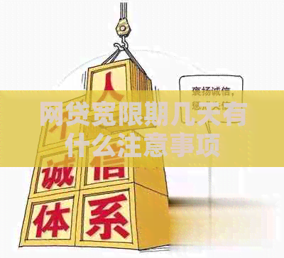 网贷宽限期几天有什么注意事项