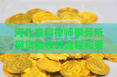 河北泰科网贷的流程和要点