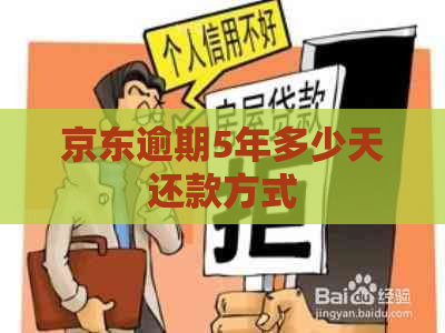 京东逾期5年多少天还款方式