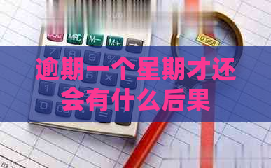 逾期一个星期才还会有什么后果