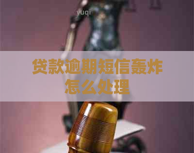 贷款逾期短信轰炸怎么处理