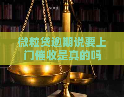 微粒贷逾期说要上门是真的吗