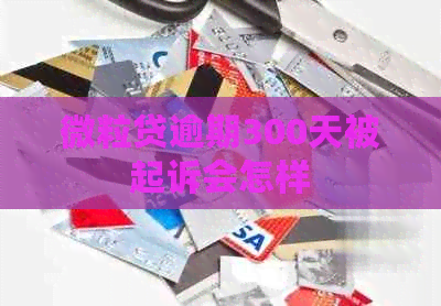 微粒贷逾期300天被起诉会怎样