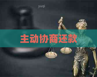 主动协商还款