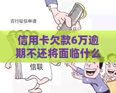 信用卡欠款6万逾期不还将面临什么法律后果？