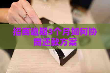 招商逾期3个月如何协商还款方案