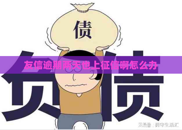 友信逾期两天也上啊怎么办
