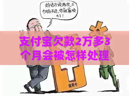 信用卡欠款2万多3个月会被怎样处理