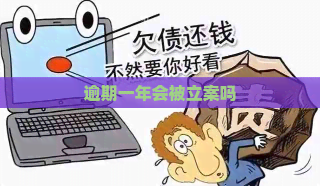 逾期一年会被立案吗