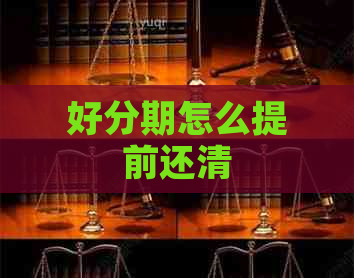 怎么提前还清