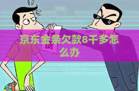 京东金条欠款8千多怎么办