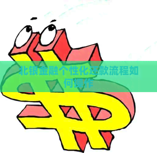北银金融个性化还款流程如何操作
