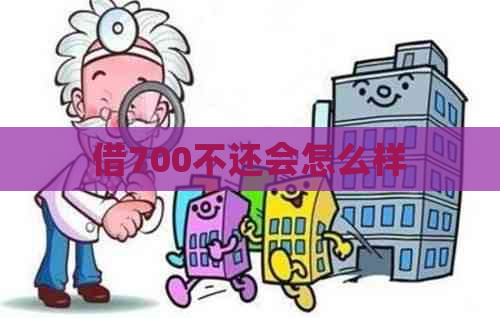 借700不还会怎么样