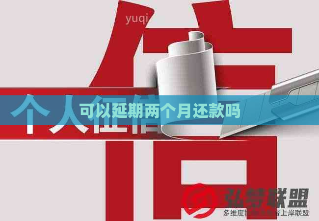 可以延期两个月还款吗