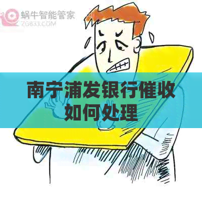 南宁浦发银行如何处理