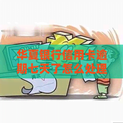 华夏银行信用卡逾期七天了怎么处理