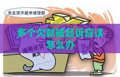 多个欠款被起诉应该怎么办