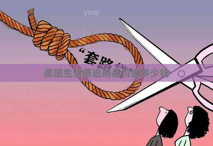 美团生活费逾期后罚金多少钱