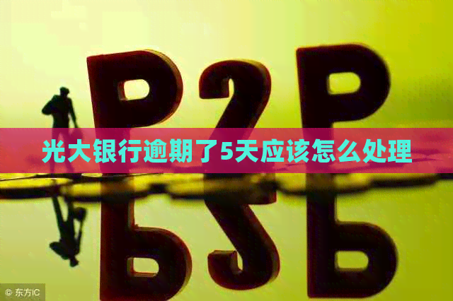 光大银行逾期了5天应该怎么处理