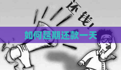 如何延期还款一天