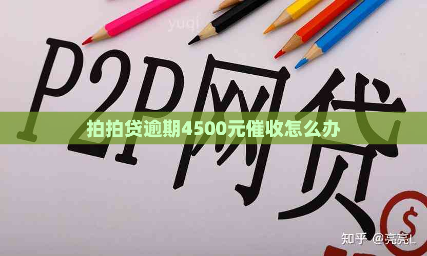 逾期4500元怎么办